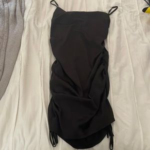 shein black stain dress